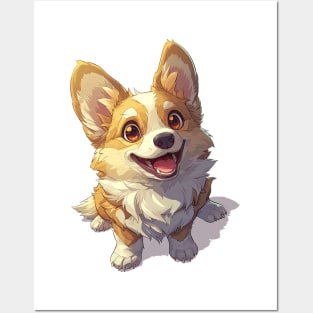 corgi Posters and Art